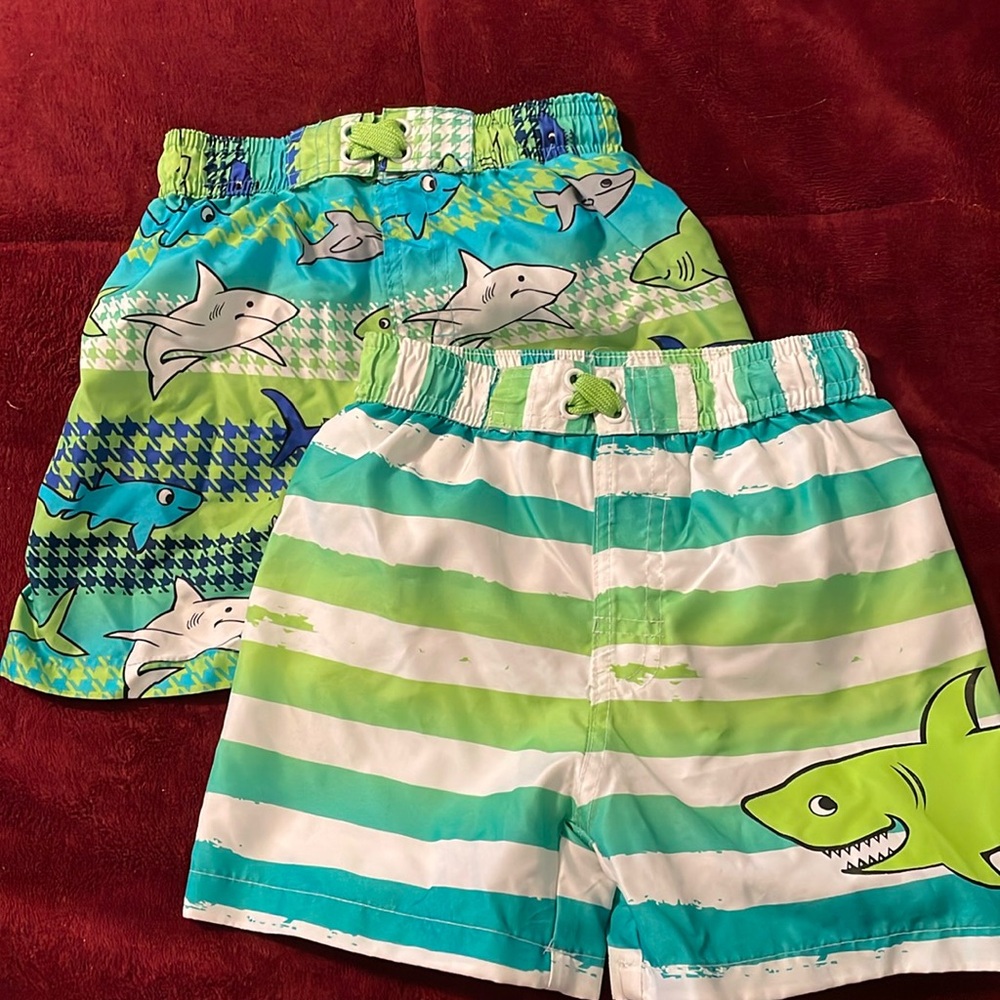 3T Shark Kids’ Swim Trunks GUC